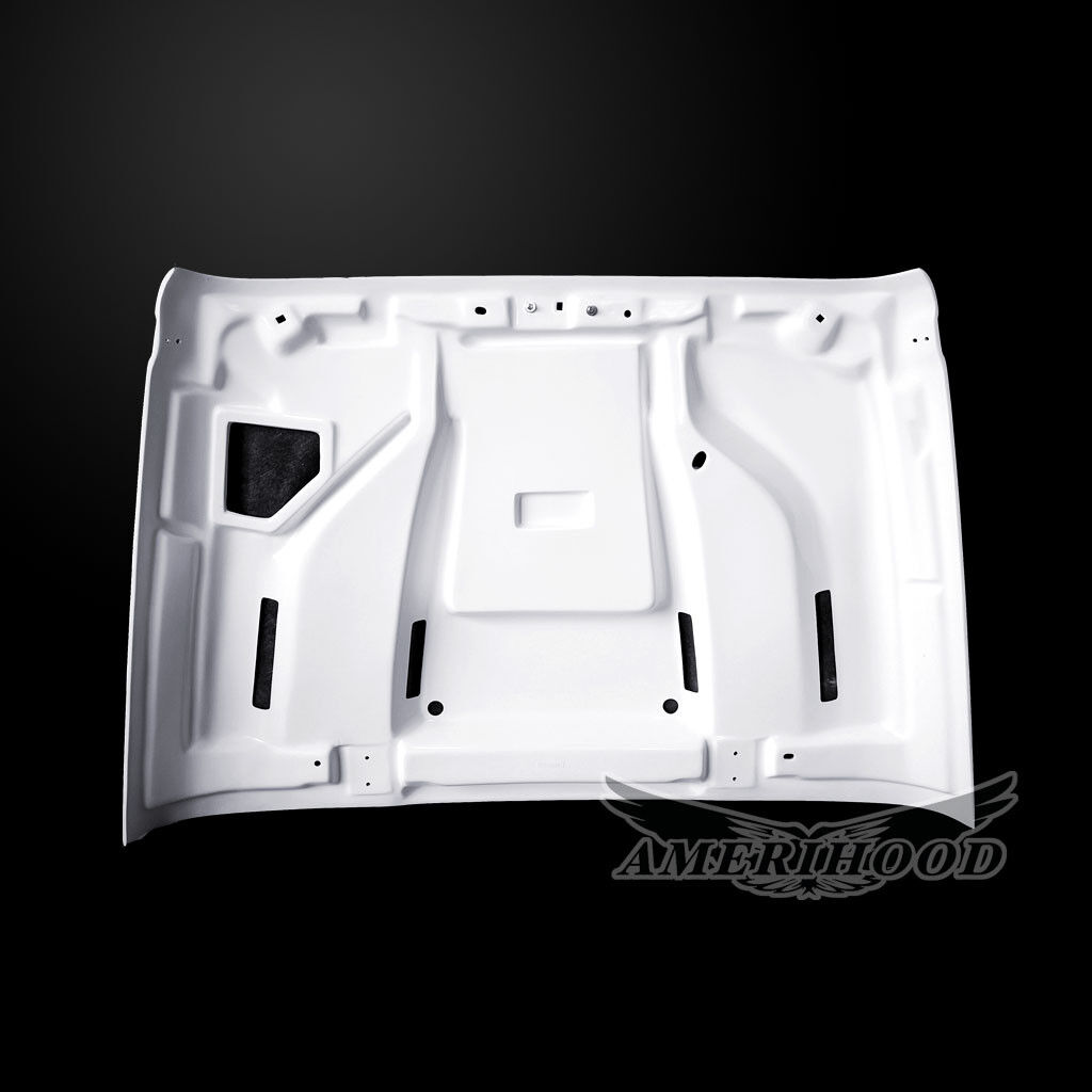 2007-2018 Jeep Wrangler JK STM Dual-Functional Ram Air Fiberglass Hood