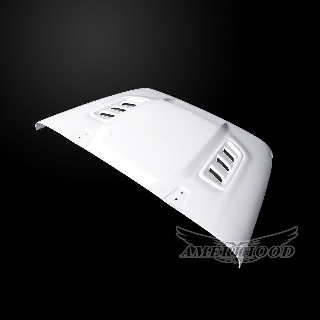 2007-2018 Jeep Wrangler JK VIP-Style Dual-Functional Fiberglass Hood