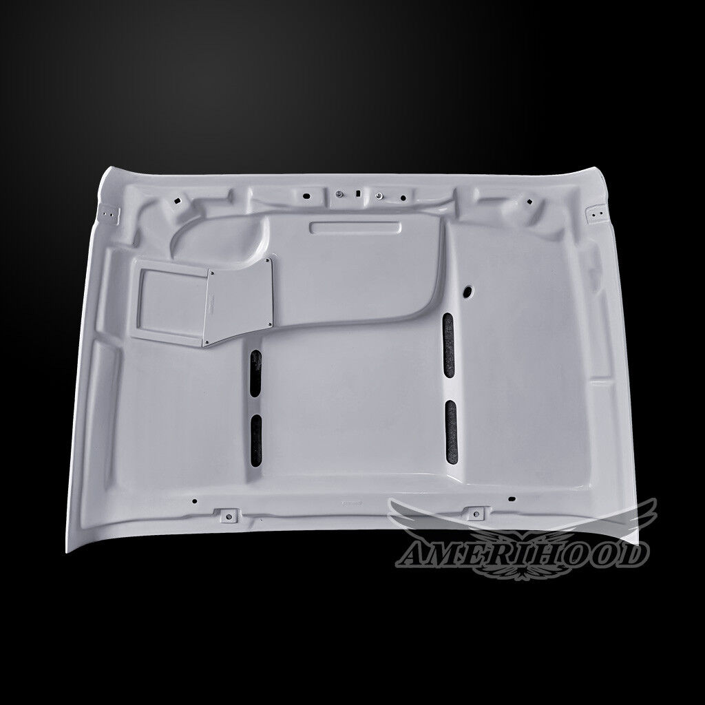 2007-2018 Jeep Wrangler JK VIP-Style Dual-Functional Fiberglass Hood