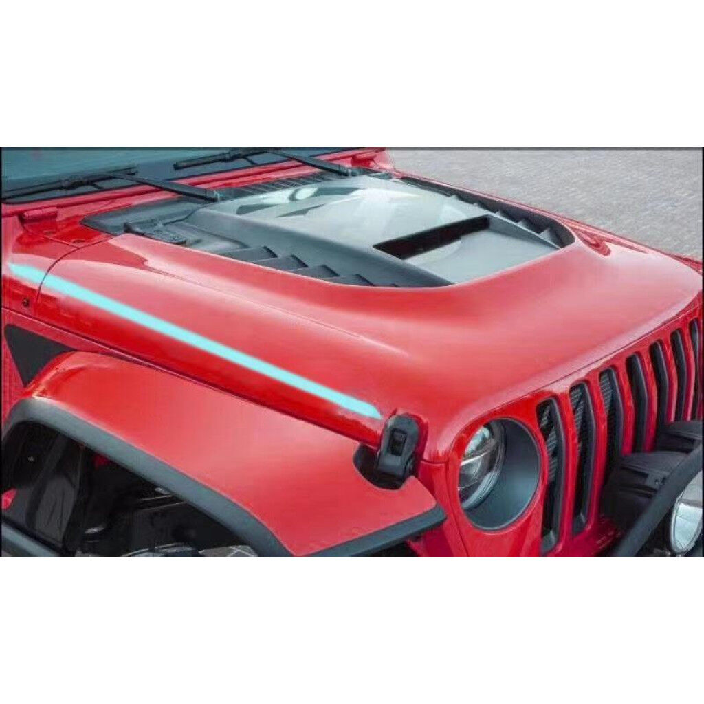 2018-2019 Jeep Wrangler JL STM Dual-Functional Ram Air Fiberglass Hood