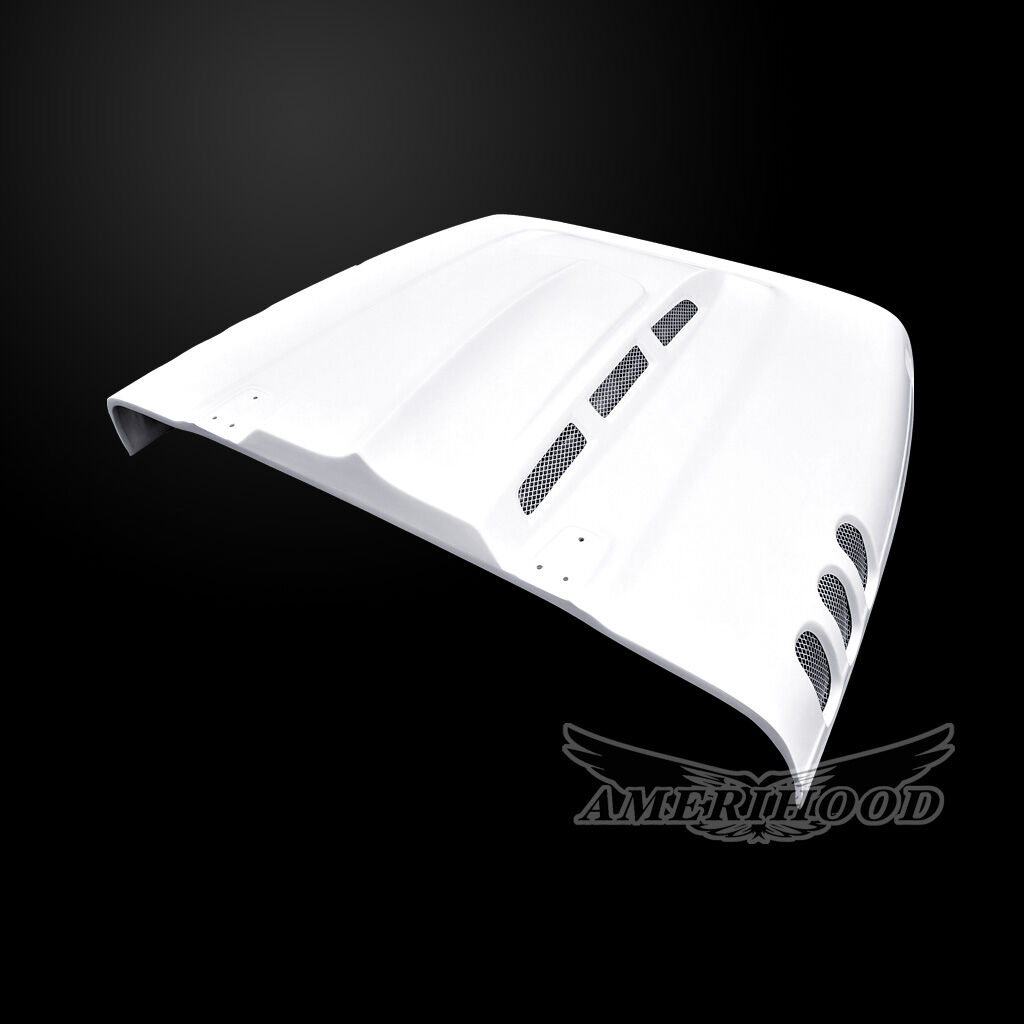 1997-2006 Jeep Wrangler AGG Fiberglass Functional Heat Extractor Hood