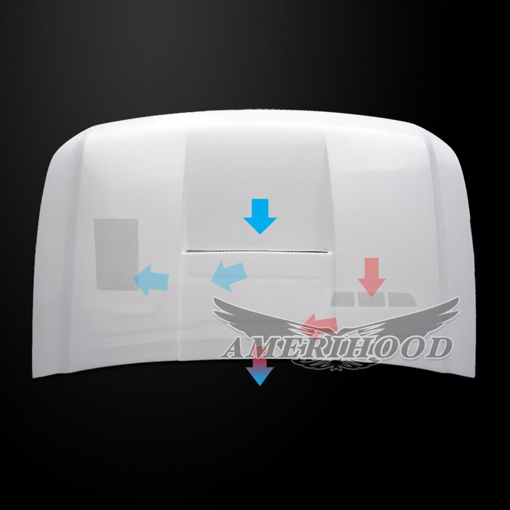 2004-2014 Nissan Armada Type-S Dual-Functional Ram Air Hood Fiberglass