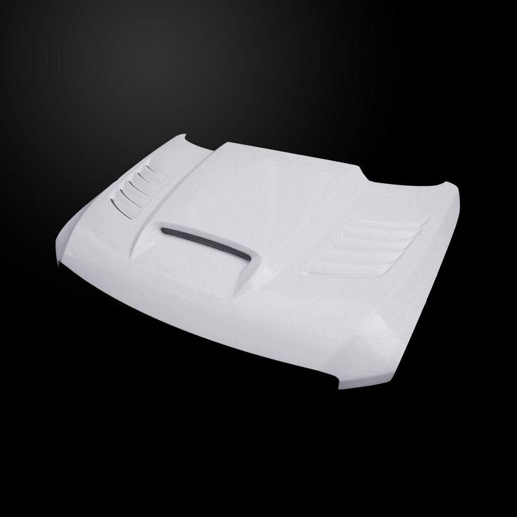 2016-2024 Nissan Titan XD SSK Fiberglass Dual-Functional Ram Air Hood - NT16AHSSKFHWXD
