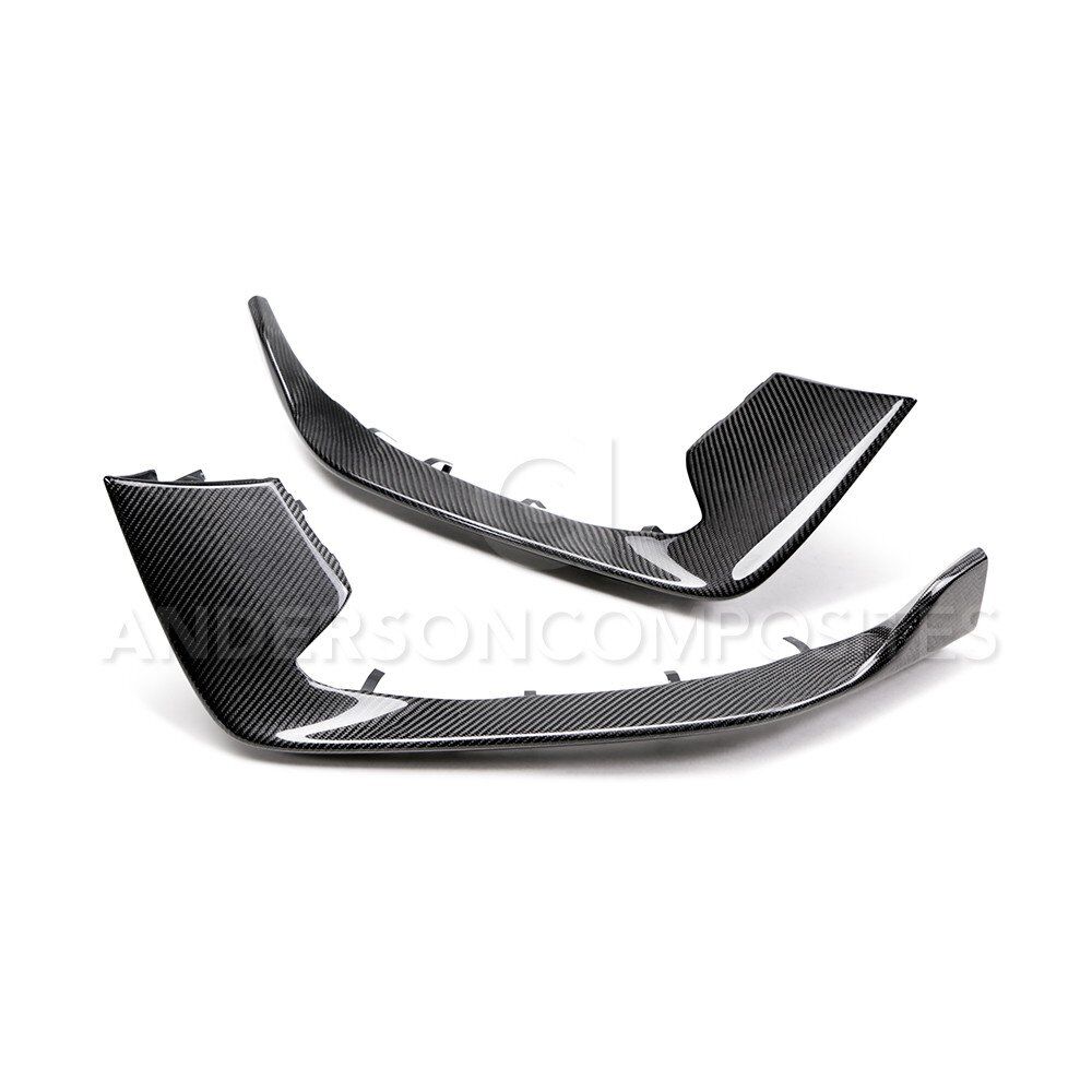 2015-2020 Ford Shelby GT350 Carbon Fiber Bumper Inserts by Anderson Composites