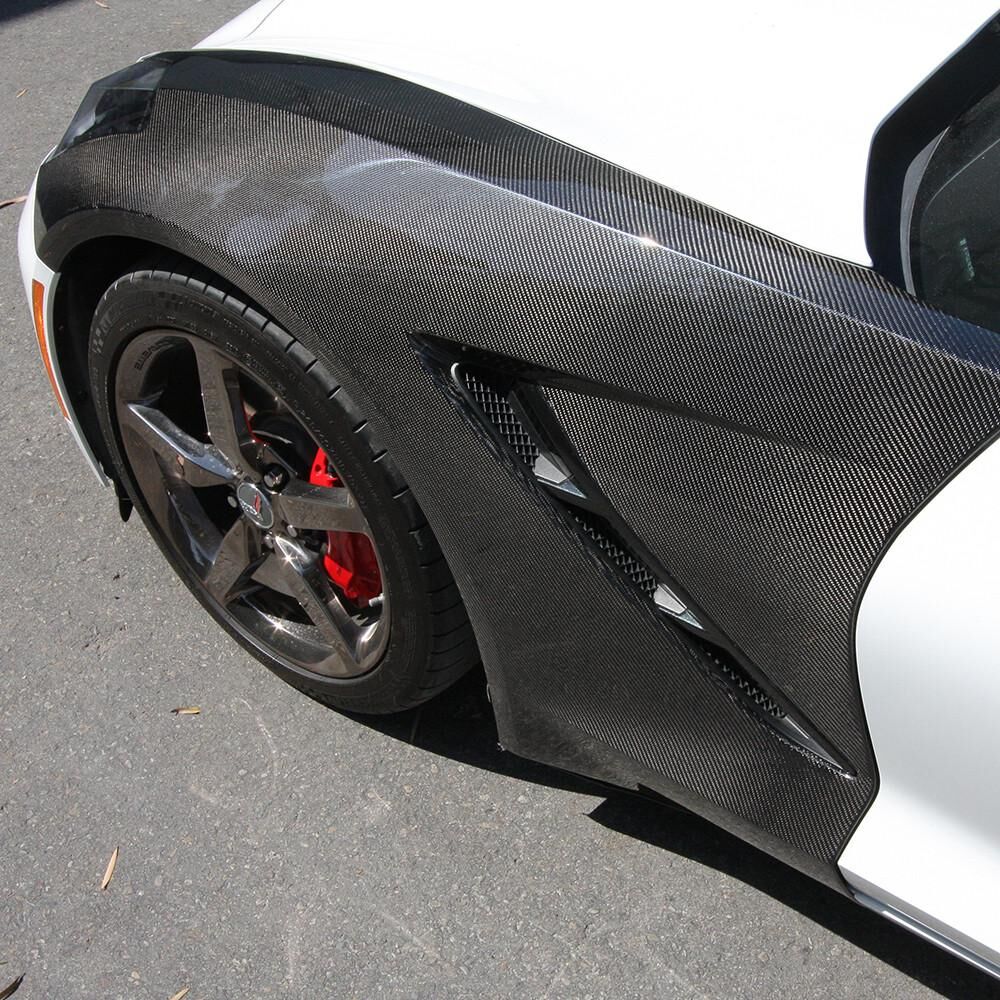 2015-2017 Chevy Corvette C7 STINGRAY Carbon Fiber Fenders by Anderson Composites