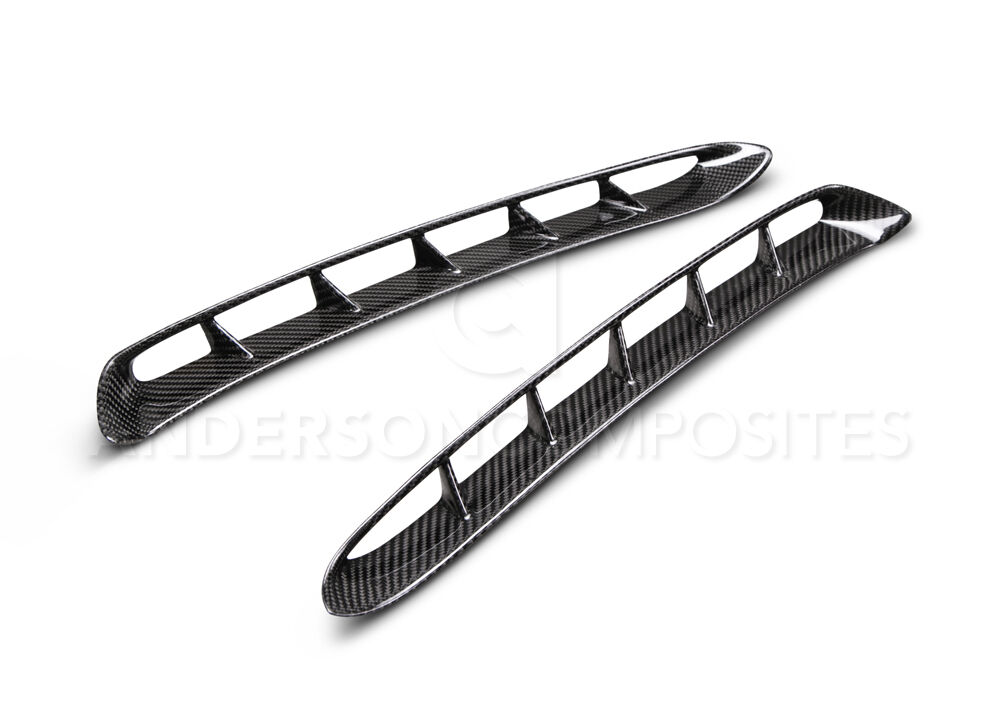 2015-2017 Ford Mustang GT350 Style Carbon Fiber Fenders 0.4" Wide by Anderson Composites