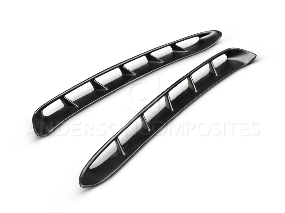 2015-2017 Ford Mustang GT350 Style Fiberglass Fenders 0.4" Wide by Anderson Composites
