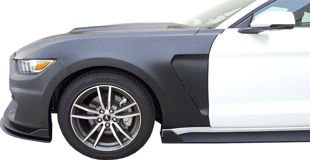 2015-2017 Ford Mustang GT350 Style Fiberglass Fenders 0.4" Wide by Anderson Composites