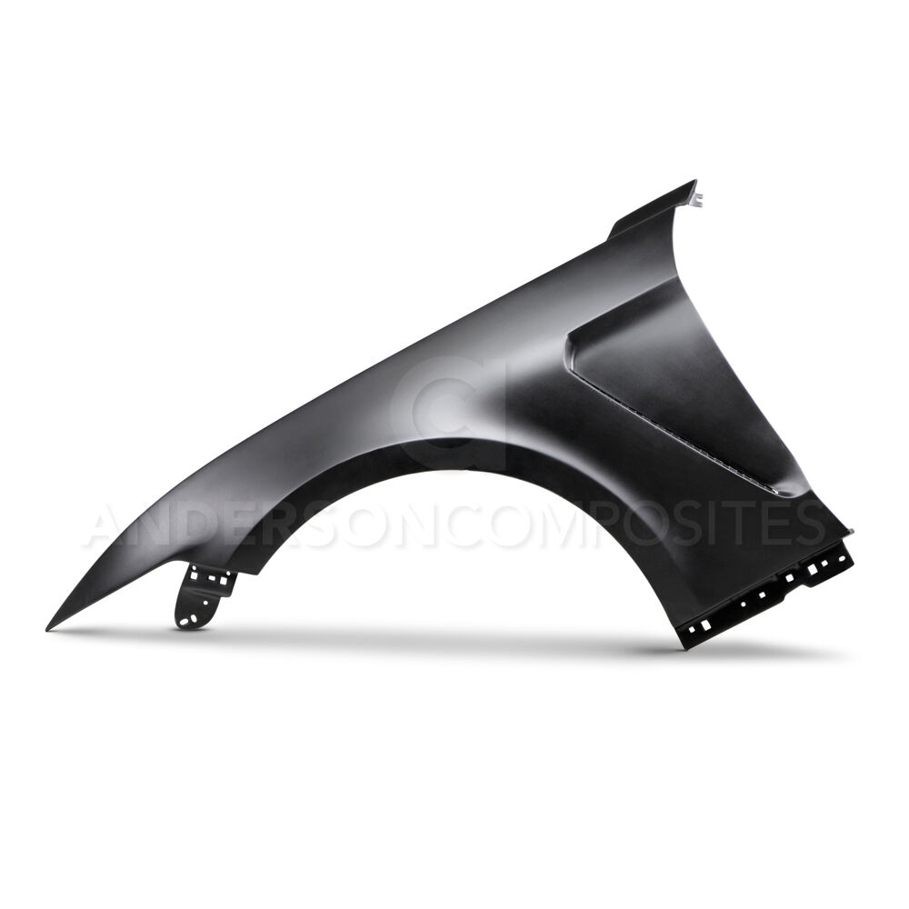 2015-2017 Ford Mustang GT350 Style Fiberglass Fenders 0.4" Wide by Anderson Composites