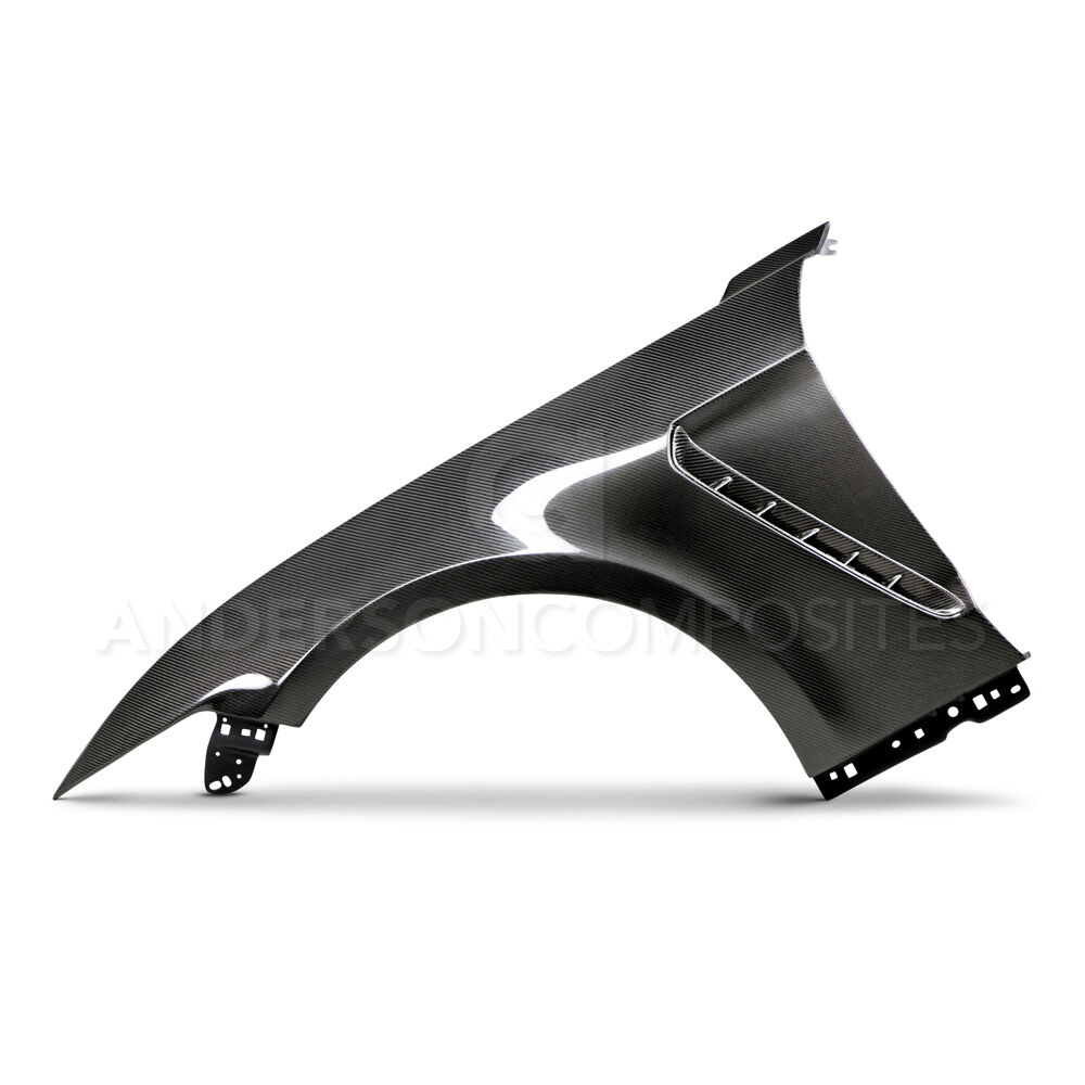 2015-2017 Ford Mustang GT350 Style Carbon Fiber Fenders 0.4" Wide by Anderson Composites