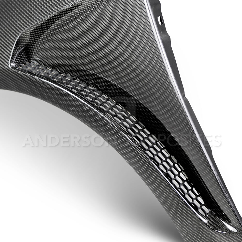 2016-2017 Ford Focus RS Type-GR Carbon Fiber Fenders 0.4" Wide by Anderson Composites