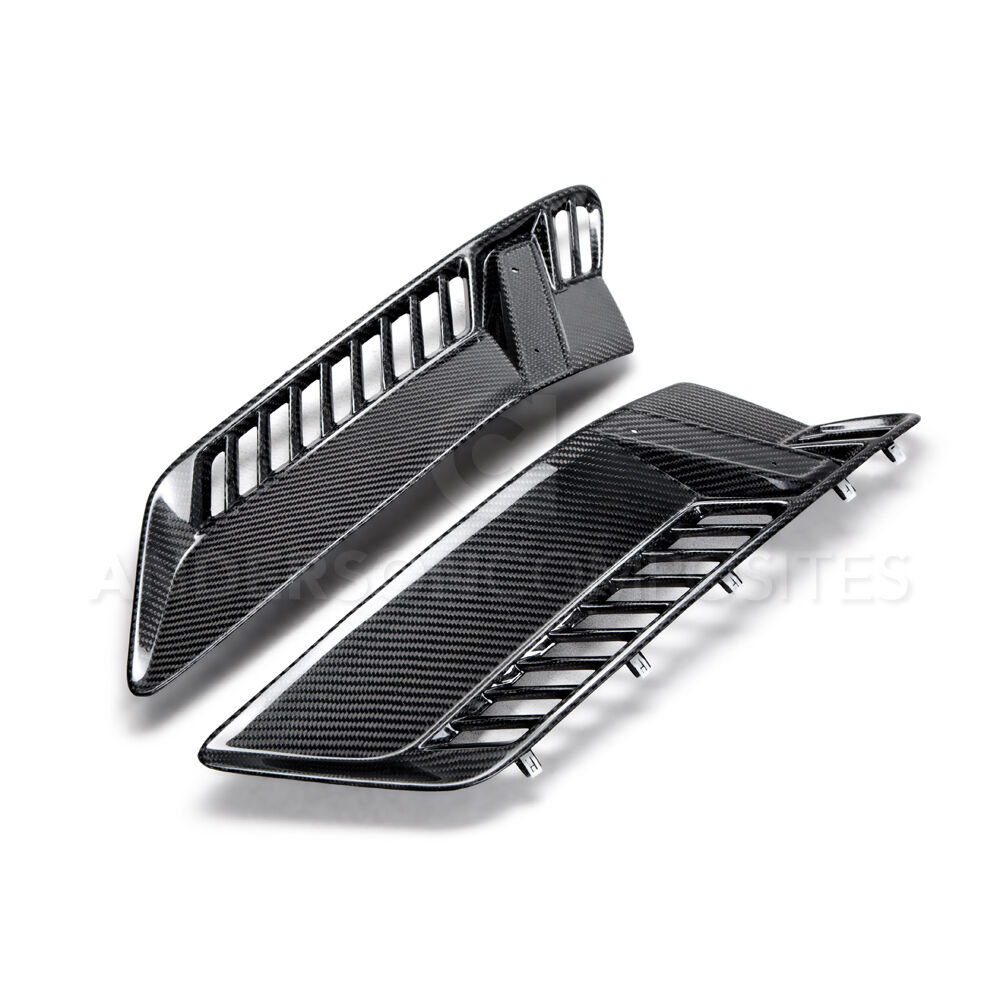 2015-2017 Chevy Corvette C7 Z06 Carbon Fiber Fender Inserts by Anderson Composites