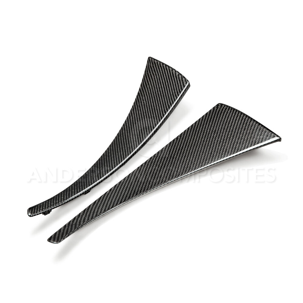 2015-2017 Chevy Corvette C7 STINGRAY/Z06 Carbon Fiber Mud Flaps Front by Anderson Composites