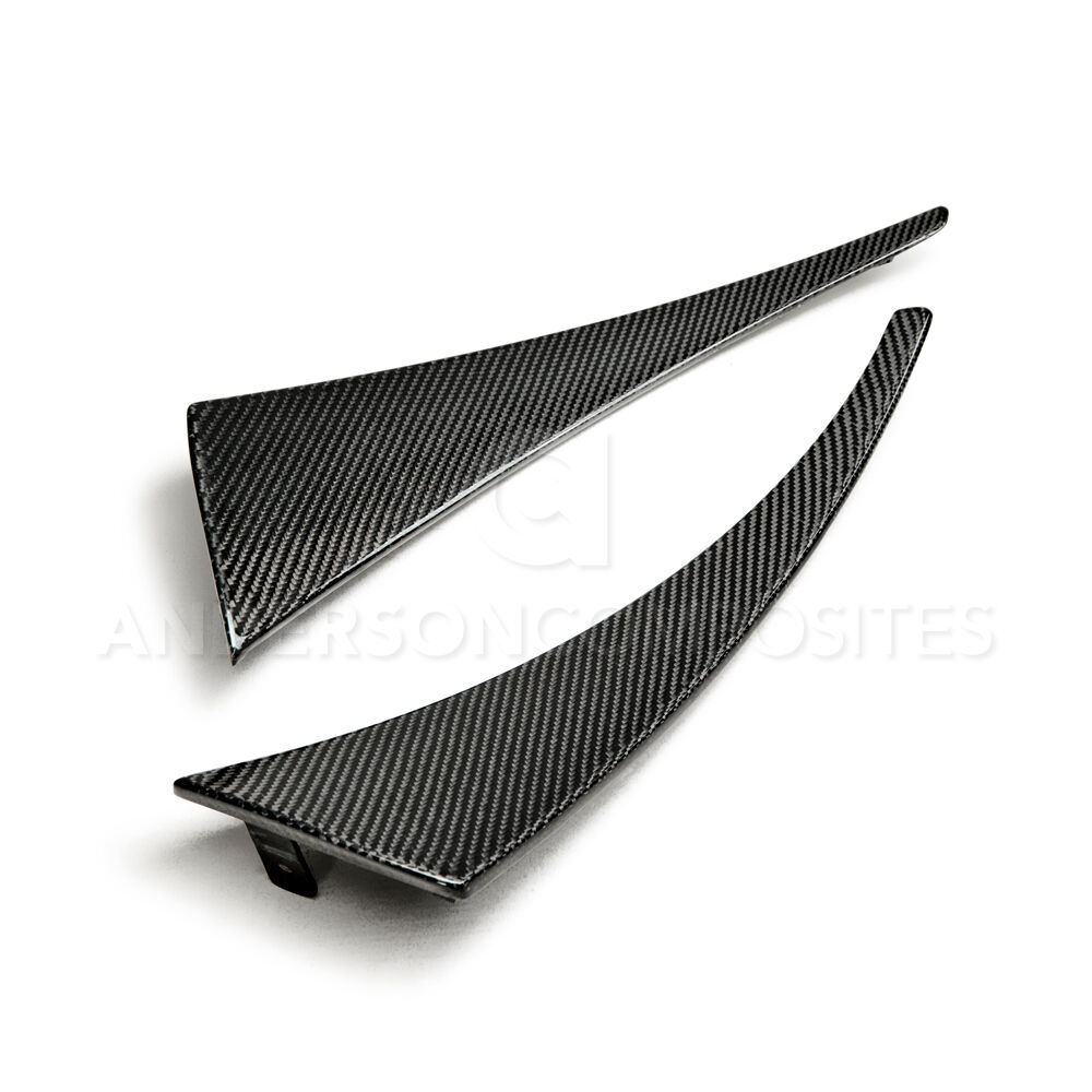 2015-2017 Chevy Corvette C7 STINGRAY/Z06 Carbon Fiber Mud Flaps Front by Anderson Composites