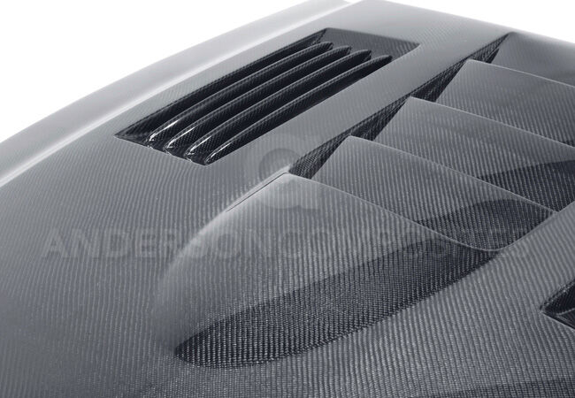 2010-2014 Ford Shelby GT500 Type-SS Carbon Fiber Hood by Anderson Composites