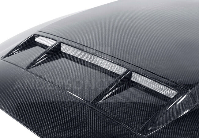 2013-2014 Ford Mustang GT/V6 Type-TS Carbon Fiber Hood by Anderson Composites