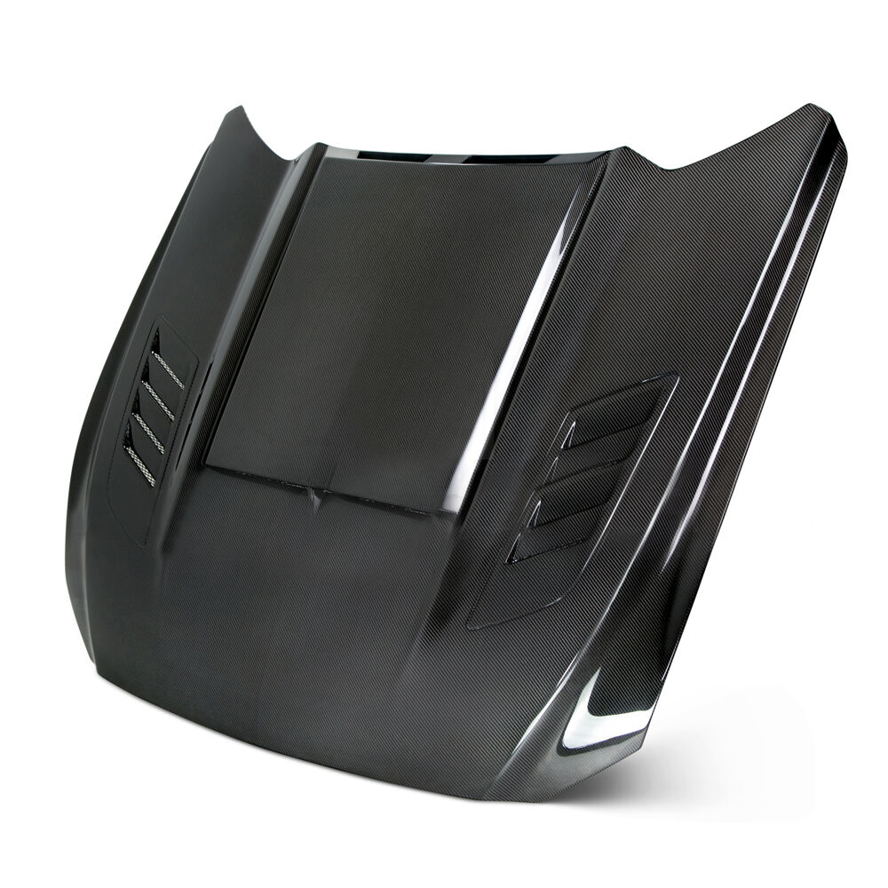 2015-2017 Ford Mustang Ram-Air Double-Sided Carbon Fiber Hood by Anderson Compos