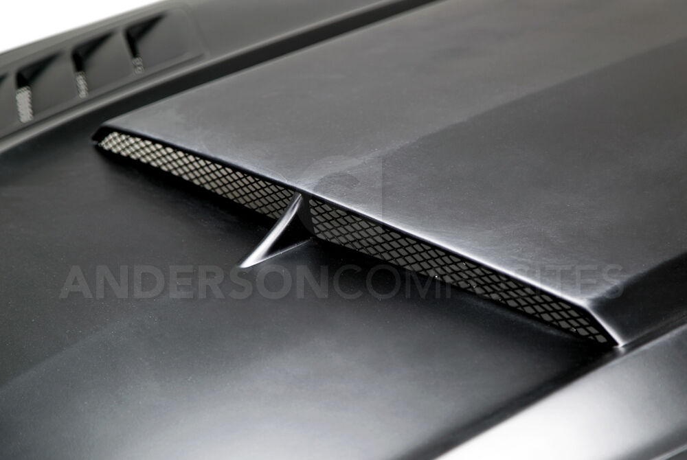 2015-2017 Ford Mustang Ram-Air Fiberglass Hood by Anderson Composites