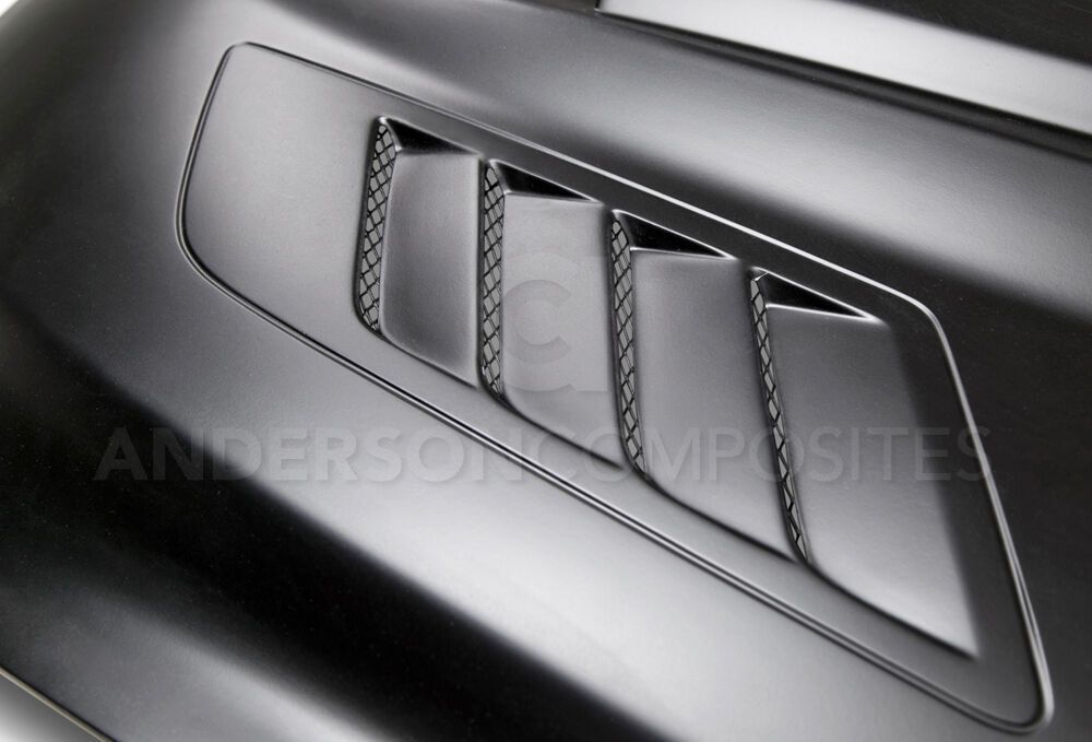 2015-2017 Ford Mustang Ram-Air Fiberglass Hood by Anderson Composites
