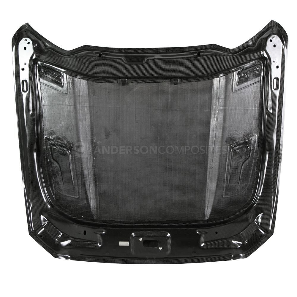 2015-2017 Ford Mustang Type-GTH Double-Sided Carbon Fiber Hood by Anderson Composites