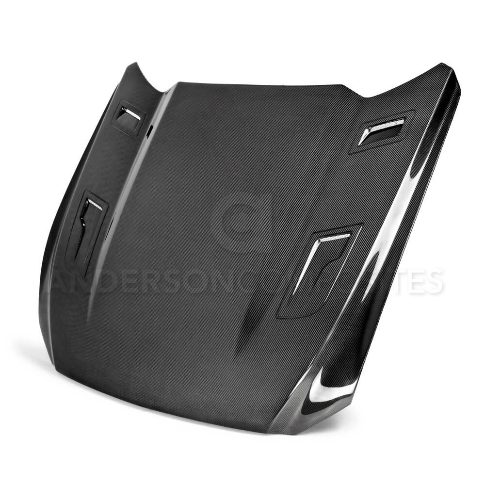 2015-2017 Ford Mustang Type-GTH Double-Sided Carbon Fiber Hood by Anderson Composites