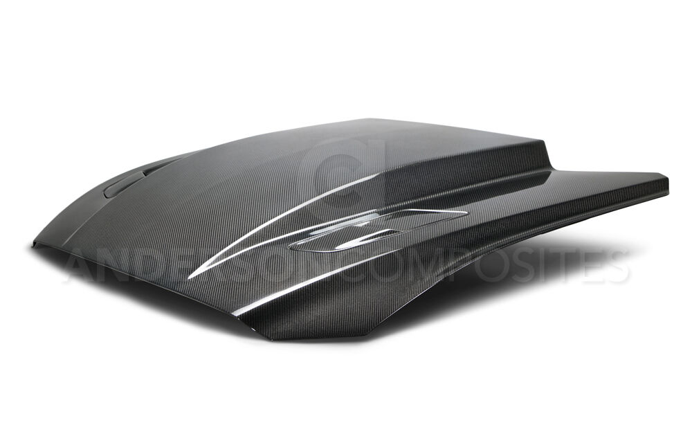 2015-2017 Ford Mustang 3" Cowl Carbon Fiber Hood by Anderson Composites