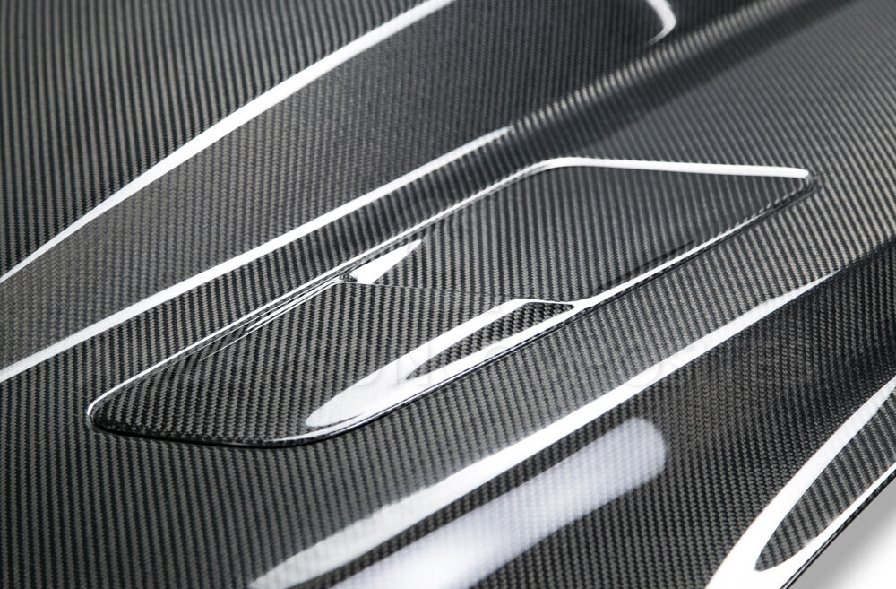 2015-2017 Ford Mustang 3" Cowl Carbon Fiber Hood by Anderson Composites