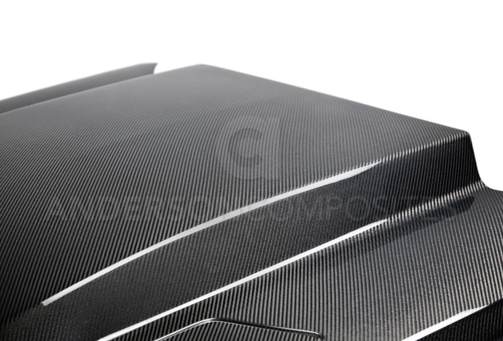2015-2017 Ford Mustang 3" Cowl Carbon Fiber Hood by Anderson Composites