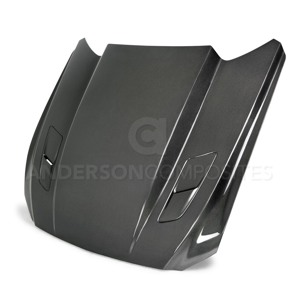 2015-2017 Ford Mustang 3" Cowl Carbon Fiber Hood by Anderson Composites