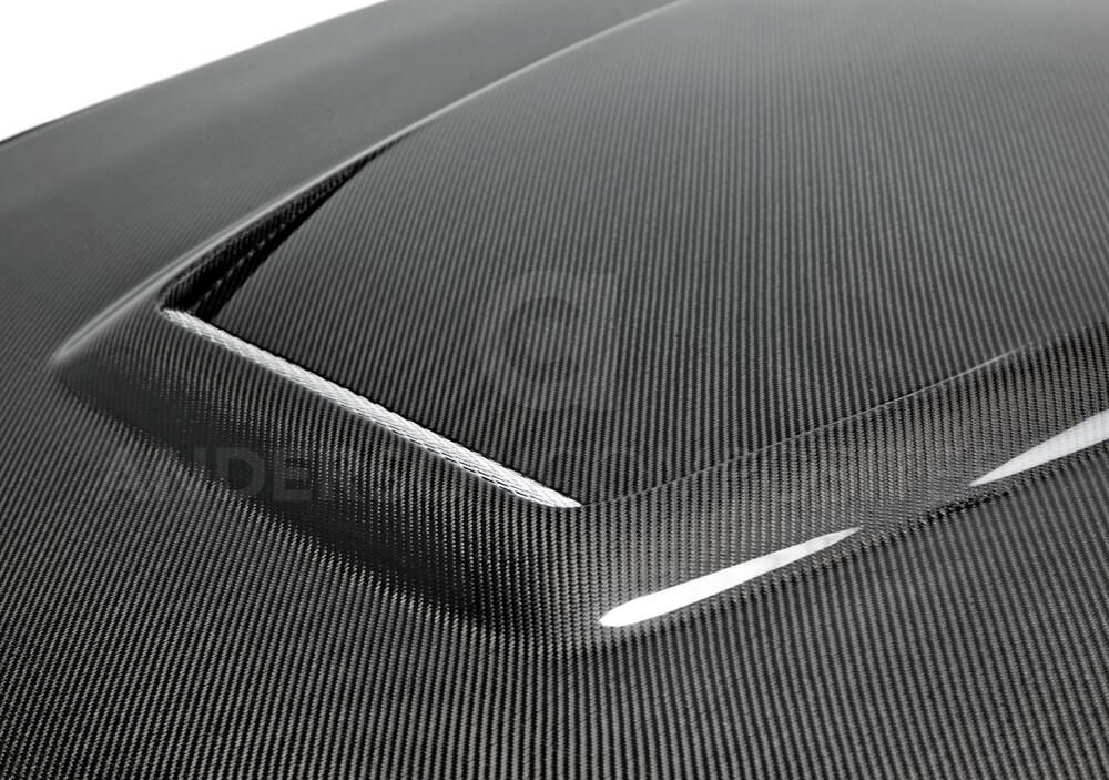 2015-2017 Ford Mustang GT350 Style Double-Sided Carbon Fiber Hood by Anderson Composites