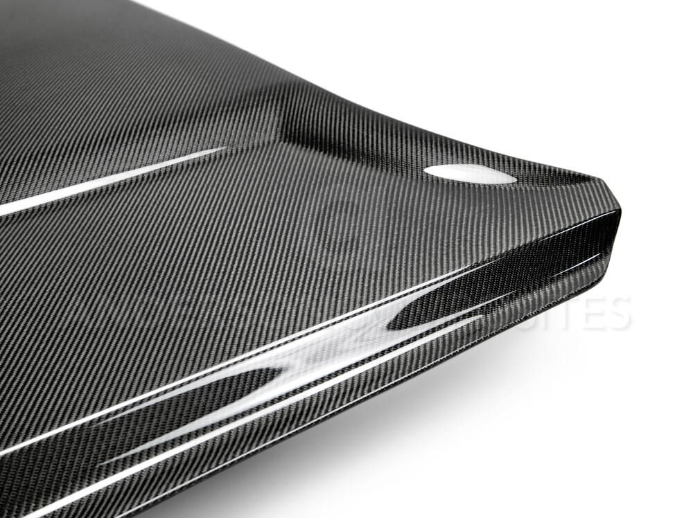 2015-2017 Ford Mustang GT350 Style Double-Sided Carbon Fiber Hood by Anderson Composites