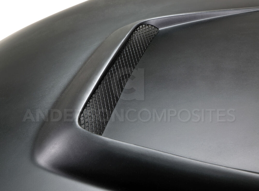 2015-2017 Ford Mustang GT350 Style Fiberglass Hood by Anderson Composites