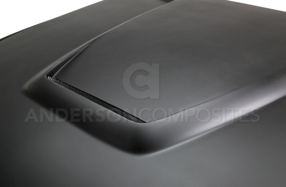 2015-2017 Ford Mustang GT350 Style Fiberglass Hood by Anderson Composites
