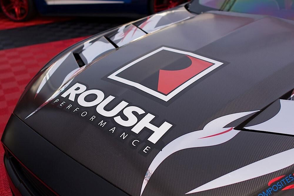 2015-2017 Ford Mustang Heat Extractor Double-Sided Carbon Fiber Hood by Anderson Composites