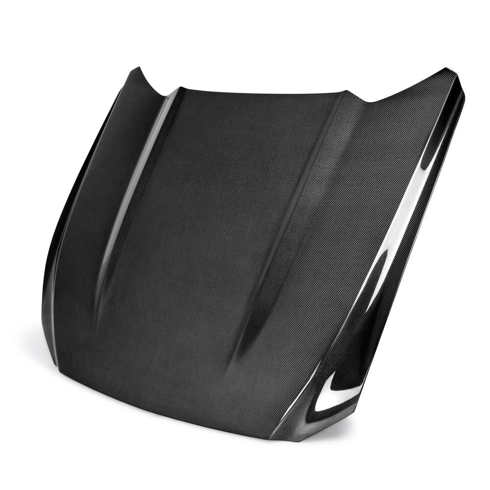 2015-2017 Ford Mustang ECO Boost Type-OE Double-Sided Carbon Fiber Hood by Anderson Composites