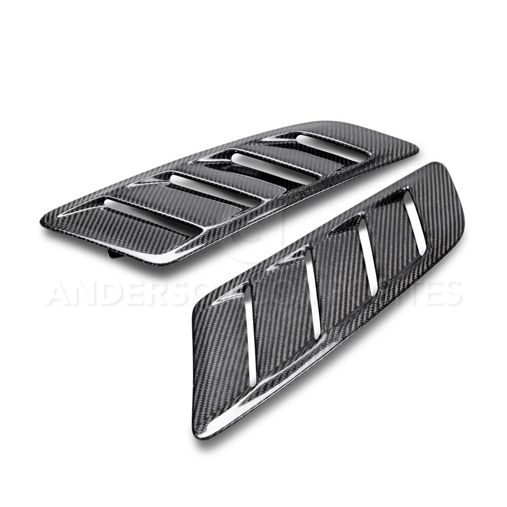 2015-2017 Ford Mustang GT Type-AB Carbon Fiber Hood Vents by Anderson Composites