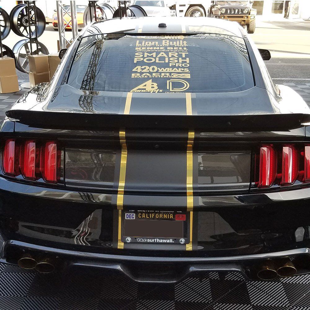 2015-2017 Ford Mustang Premium Type-AR Carbon Fiber Rear Diffuser Quad-Tip by Anderson Composites