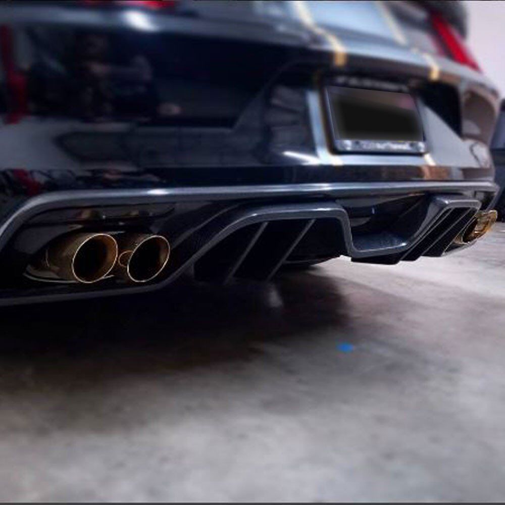 2015-2017 Ford Mustang Premium Type-AR Carbon Fiber Rear Diffuser Quad-Tip by Anderson Composites