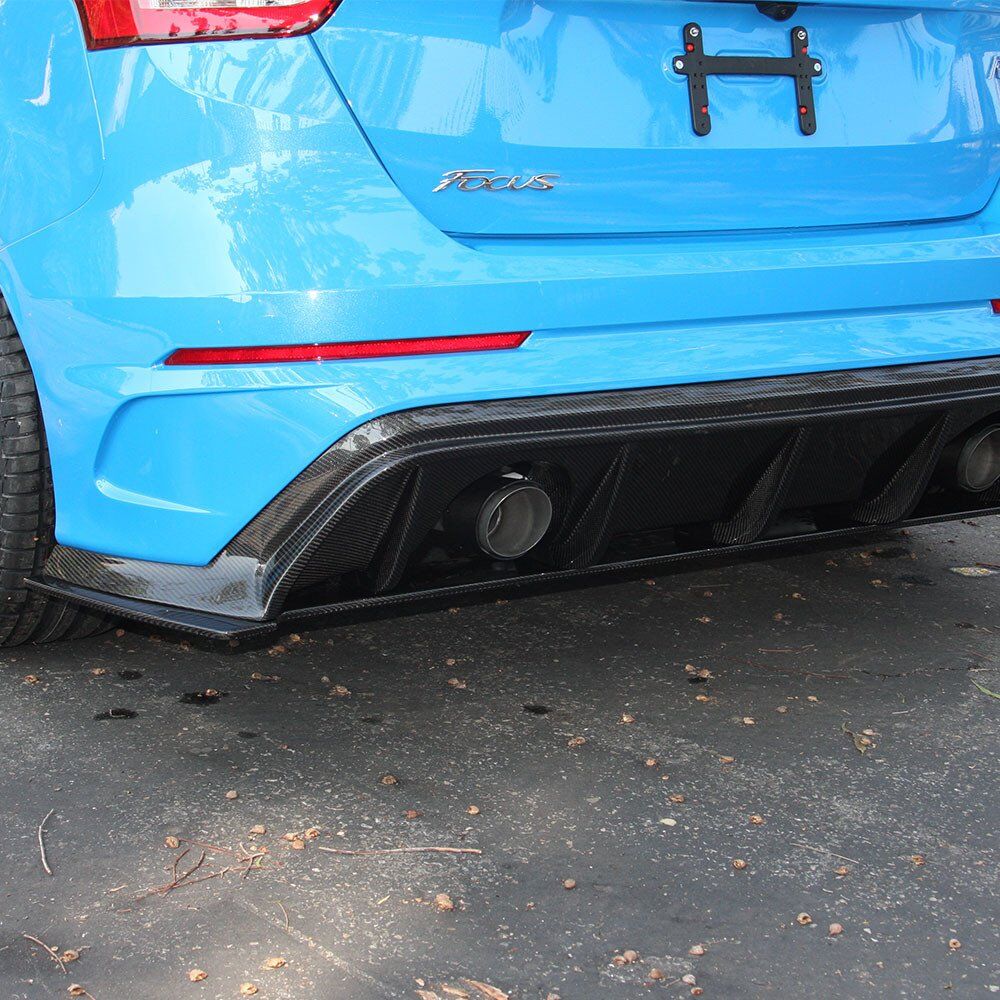 2016-2017 Ford Focus RS Type-AR Carbon Fiber Rear Diffuser by Anderson Composites