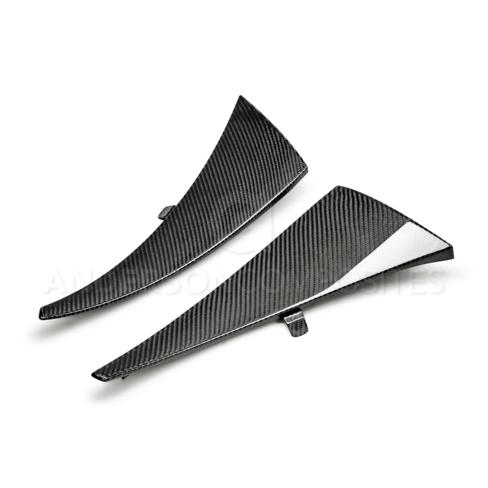 2015-2017 Chevy Corvette C7 STINGRAY/Z06 Carbon Fiber Mud Flaps Rear by Anderson Composites