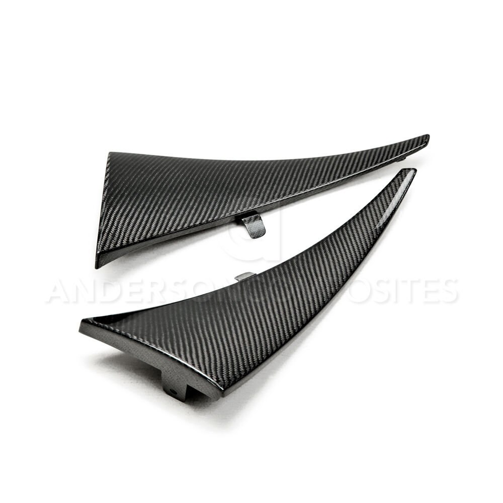 2015-2017 Chevy Corvette C7 STINGRAY/Z06 Carbon Fiber Mud Flaps Rear by Anderson Composites