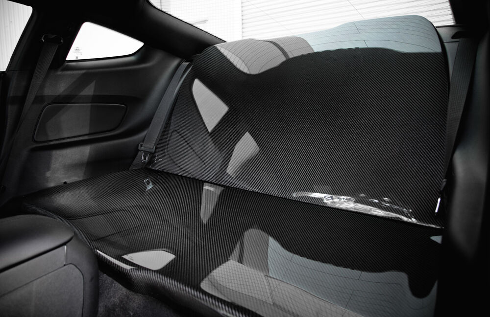 2015-2023 Ford Mustang Carbon Fiber Rear Seat Delete by Anderson Composites