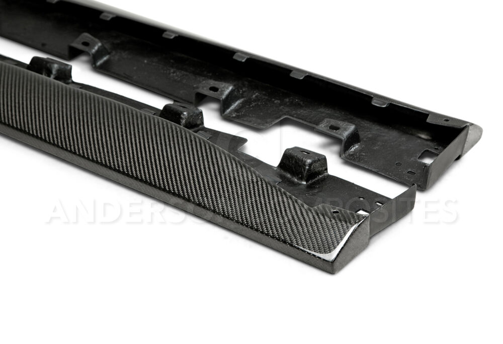 2015-2023 Ford Mustang Type-AR Carbon Fiber Side Splitters by Anderson Composites