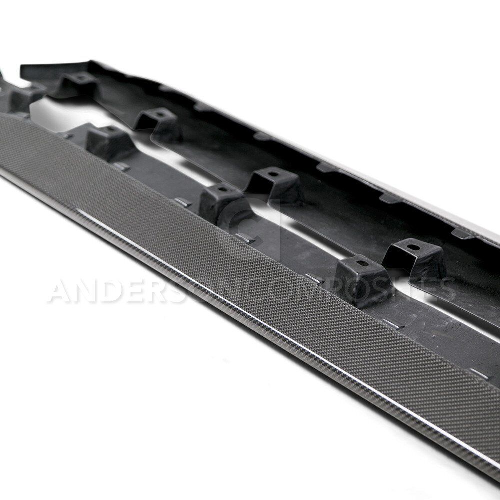 2015-2023 Ford Shelby GT350 Carbon Fiber Side Splitters by Anderson Composites