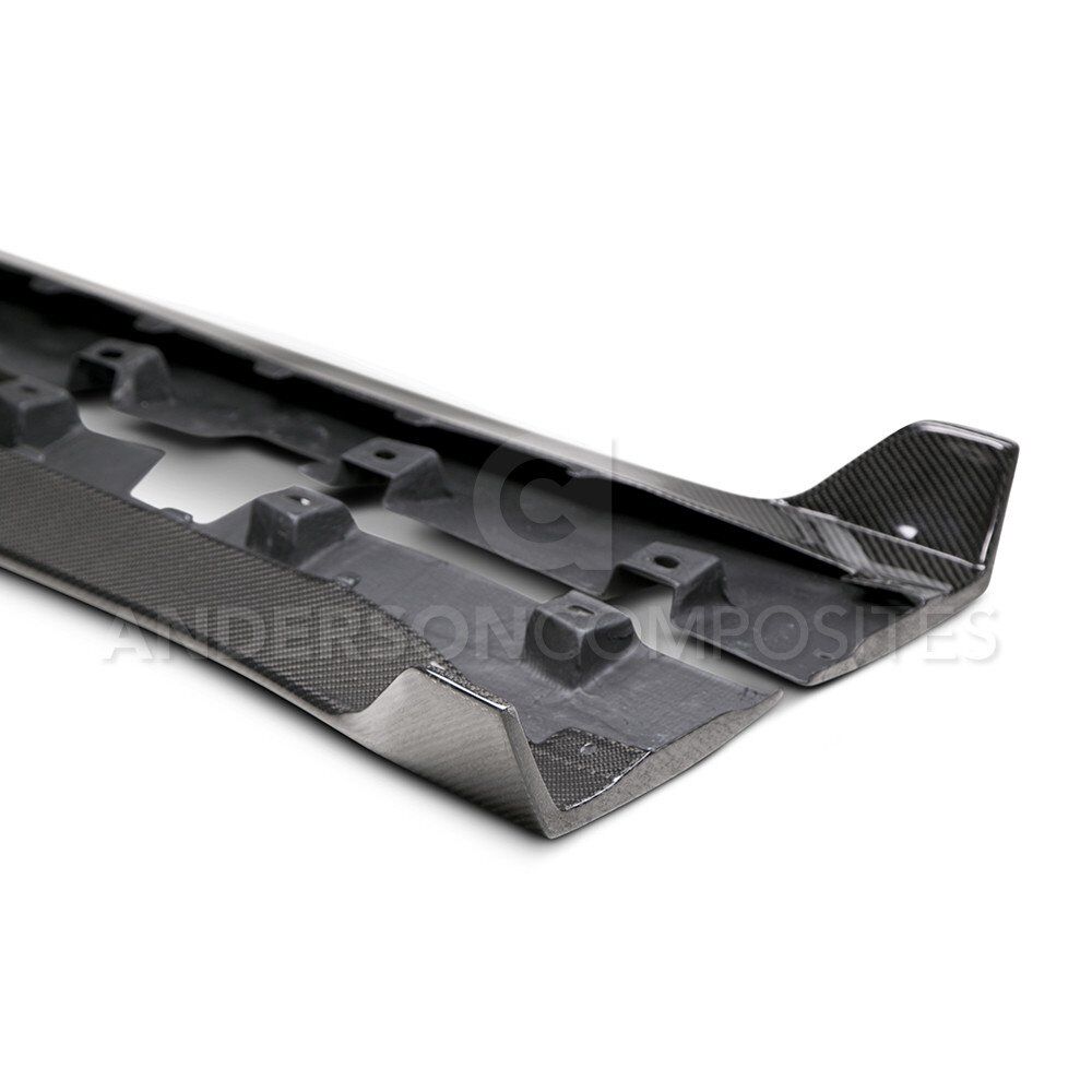 2015-2023 Ford Shelby GT350 Carbon Fiber Side Splitters by Anderson Composites