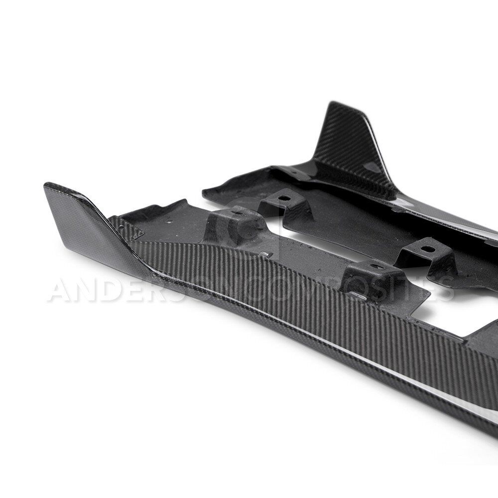 2015-2023 Ford Shelby GT350 Carbon Fiber Side Splitters by Anderson Composites