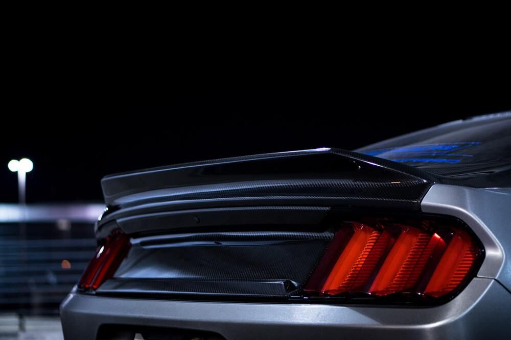 2015-2023 Ford Mustang Type-ST Double-Sided Carbon Fiber Decklid/Trunk by Anderson Composites