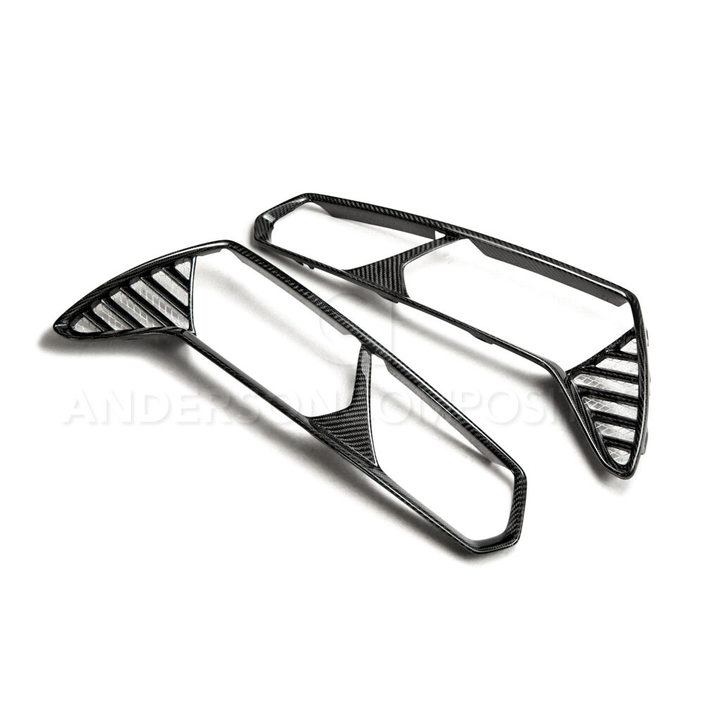 2015-2017 Chevy Corvette C7 STINGRAY/Z06 Carbon Fiber Tail Light Bezels by Anderson Composites