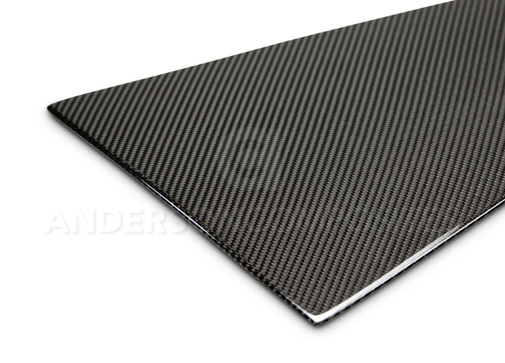 2015-2023 Ford Mustang Type -F Carbon Fiber Louvers Flat by Anderson Composites