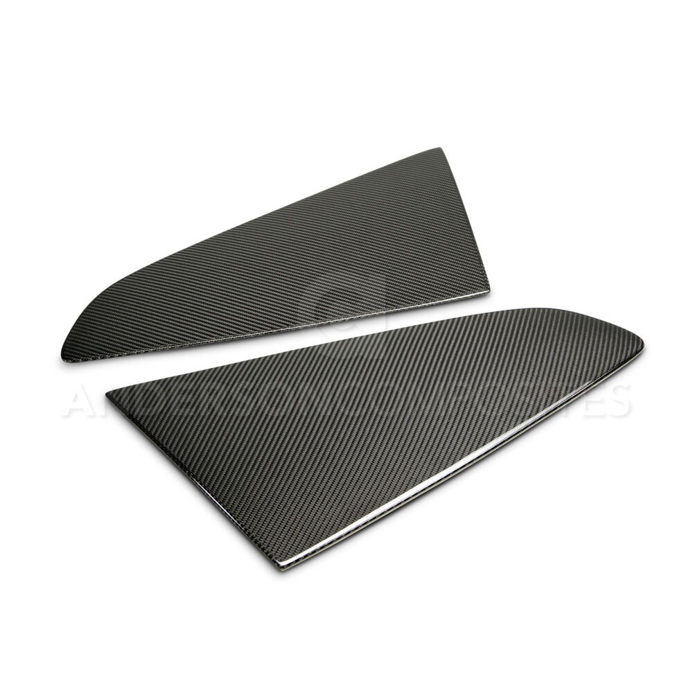 2015-2023 Ford Mustang Type -F Carbon Fiber Louvers Flat by Anderson Composites